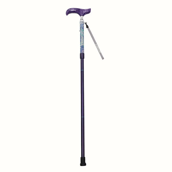 【伸縮&折りたたみ・上柄】SLTステッキ リバティプリント×カラー スリムネック Ciara