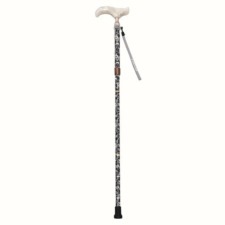 【伸縮&折りたたみ・総柄】SLTステッキ リバティプリント スリムネック Leila