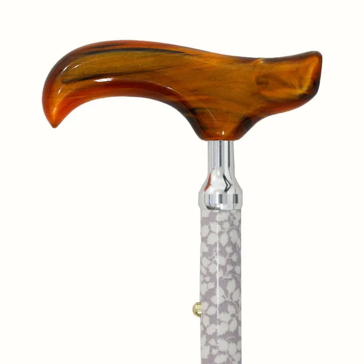 【伸縮&折りたたみ・総柄】SLTステッキ リバティプリント×カラー スリムネック Glenjade