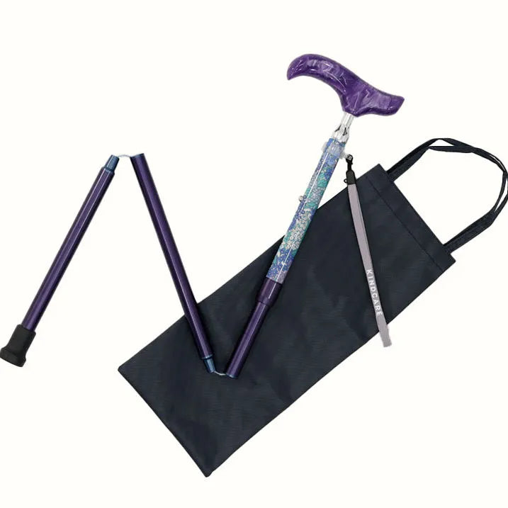 【伸縮&折りたたみ・上柄】SLTステッキ リバティプリント×カラー スリムネック Ciara