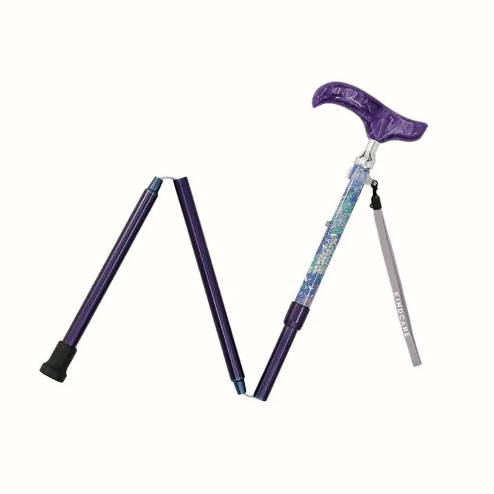 【伸縮&折りたたみ・上柄】SLTステッキ リバティプリント×カラー スリムネック Ciara