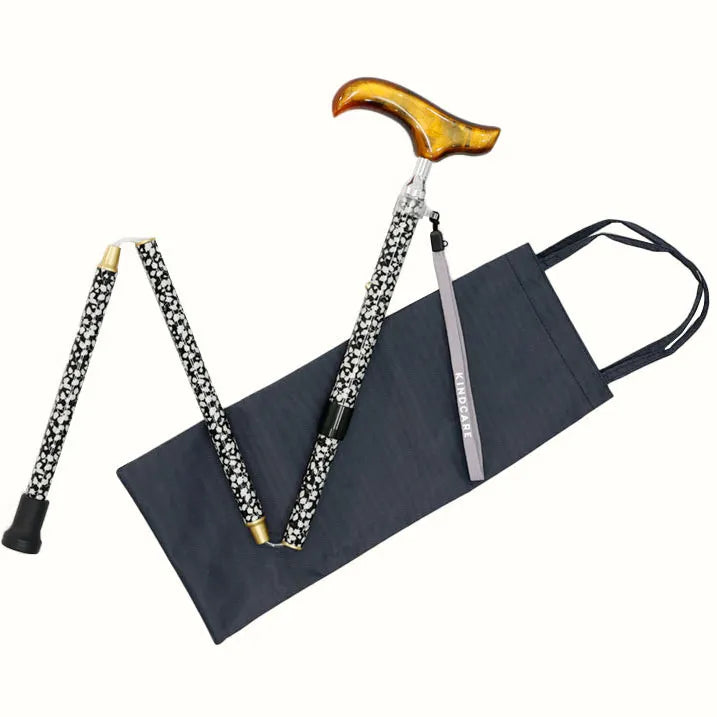 【伸縮&折りたたみ・総柄】SLTステッキ リバティプリント×カラー スリムネック Glenjade