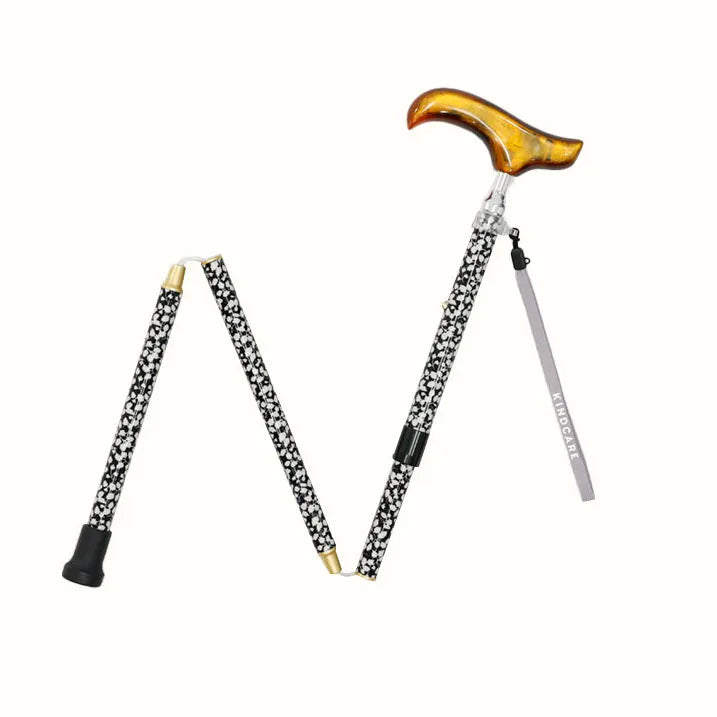 【伸縮&折りたたみ・総柄】SLTステッキ リバティプリント×カラー スリムネック Glenjade