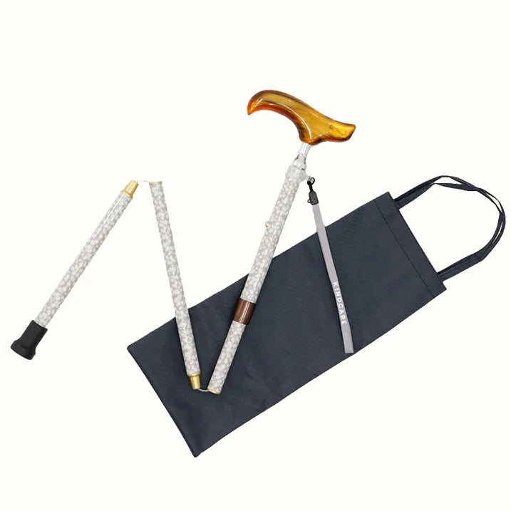 【伸縮&折りたたみ・総柄】SLTステッキ リバティプリント×カラー スリムネック Glenjade