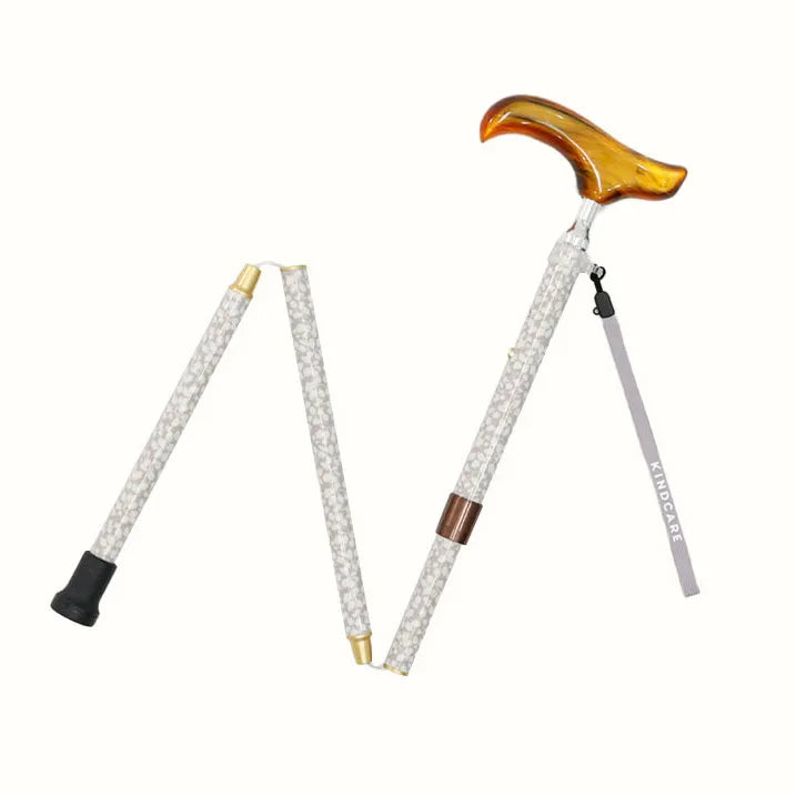 【伸縮&折りたたみ・総柄】SLTステッキ リバティプリント×カラー スリムネック Glenjade