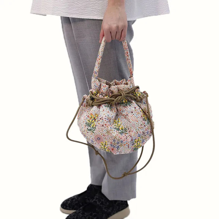リバティプリント刺繍Bag