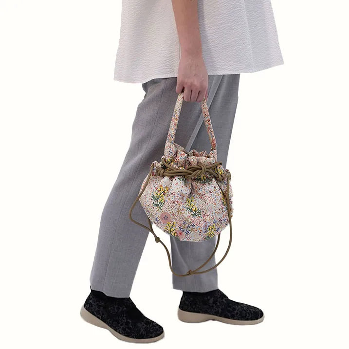 リバティプリント刺繍Bag