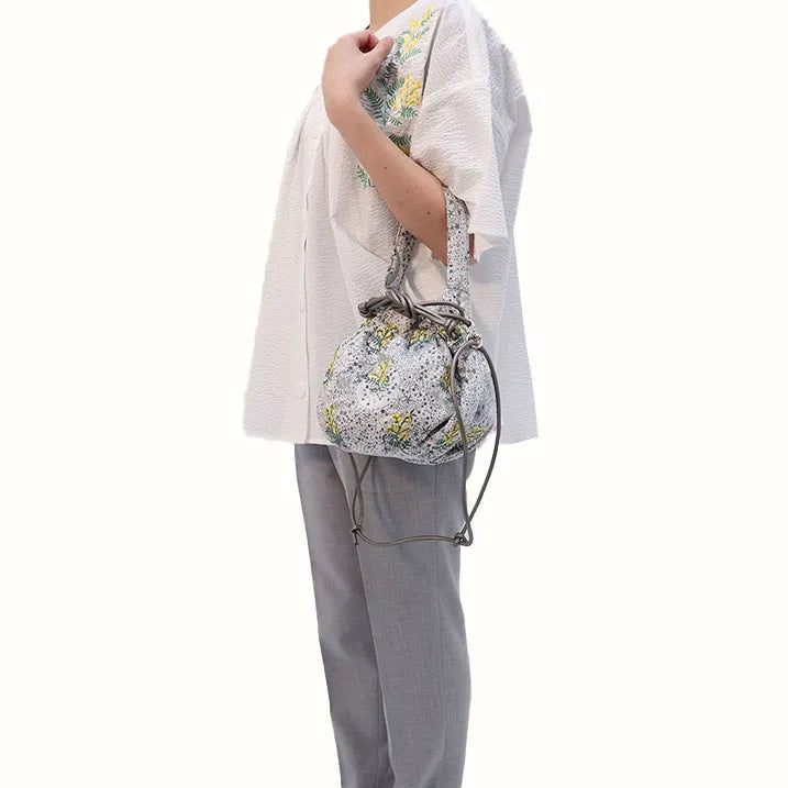 リバティプリント刺繍Bag