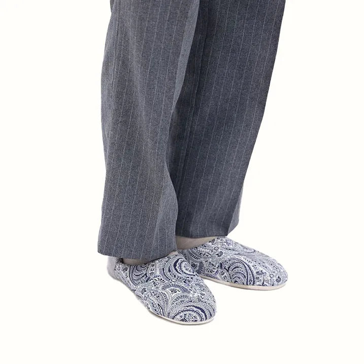 Liberty print slippers (size L)