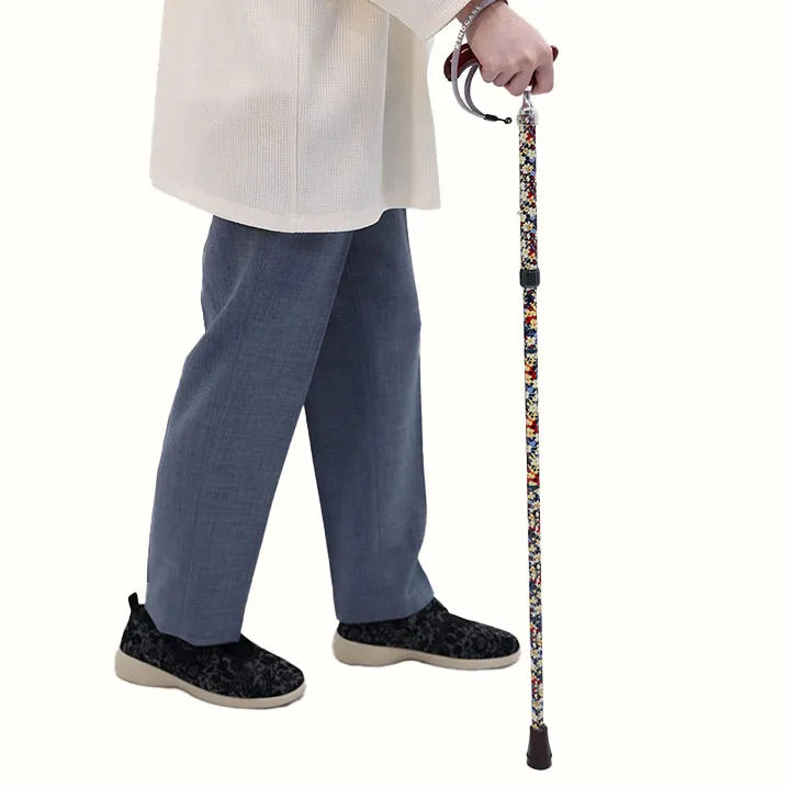 【伸縮&折りたたみ・総柄】LIBERTY 折畳ステッキ KATIE’S