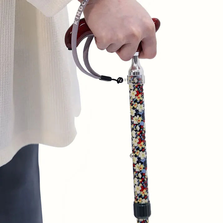 【伸縮&折りたたみ・総柄】LIBERTY 折畳ステッキ KATIE’S