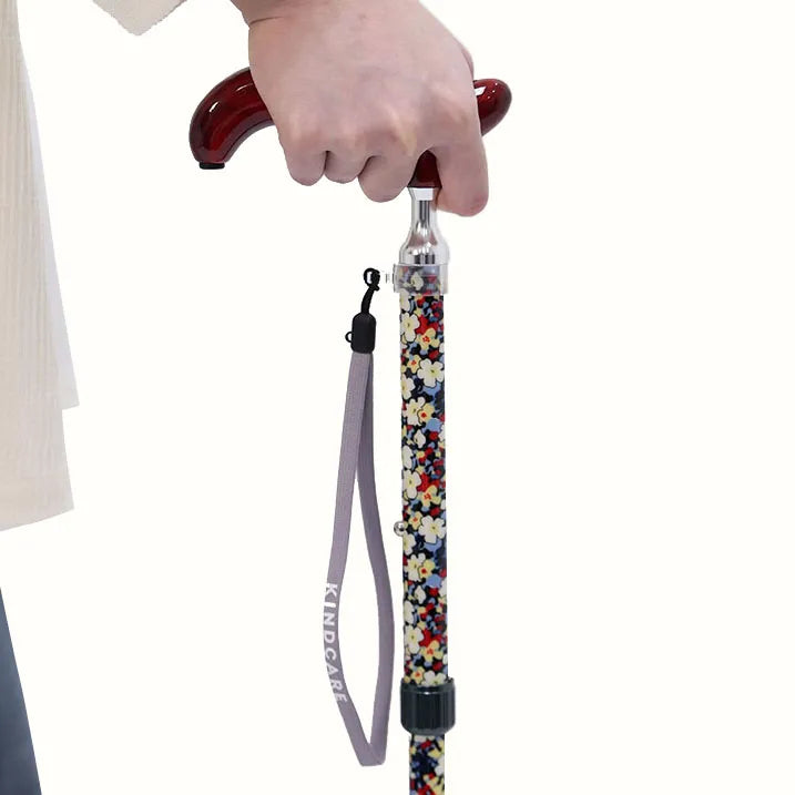 【伸縮&折りたたみ・総柄】LIBERTY 折畳ステッキ KATIE’S