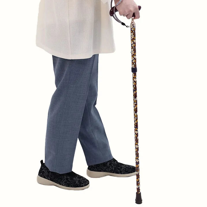 【伸縮&折りたたみ・総柄】LIBERTY 折畳ステッキ KATIE’S