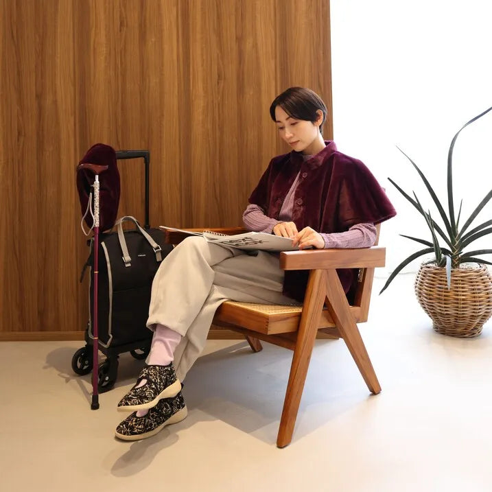 【シックなカラーの横押しカート】KINDCARE 横押カート