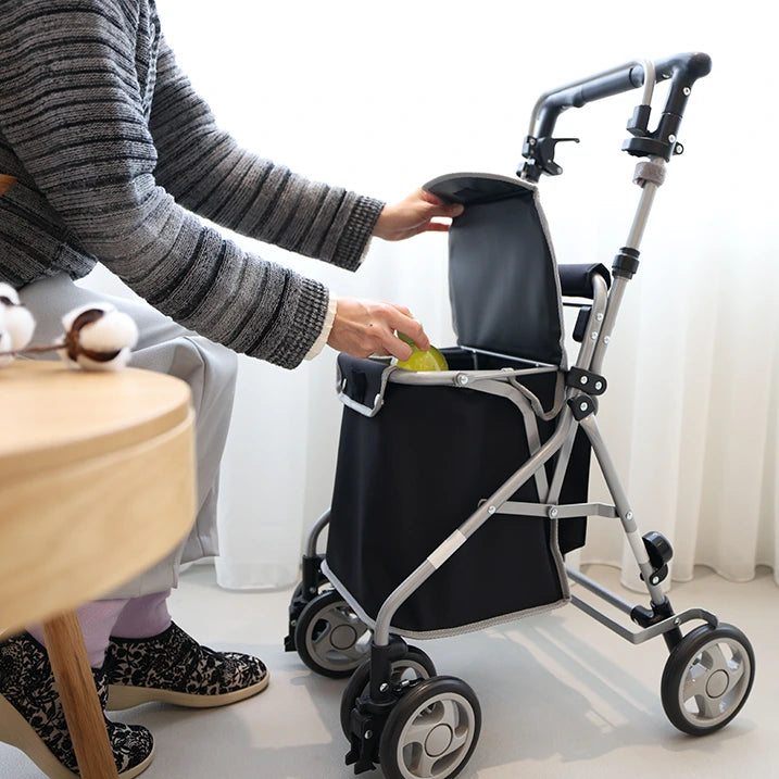 【お買い物が楽になる】KINDCARE リズムRWC <ブラック x グレー>