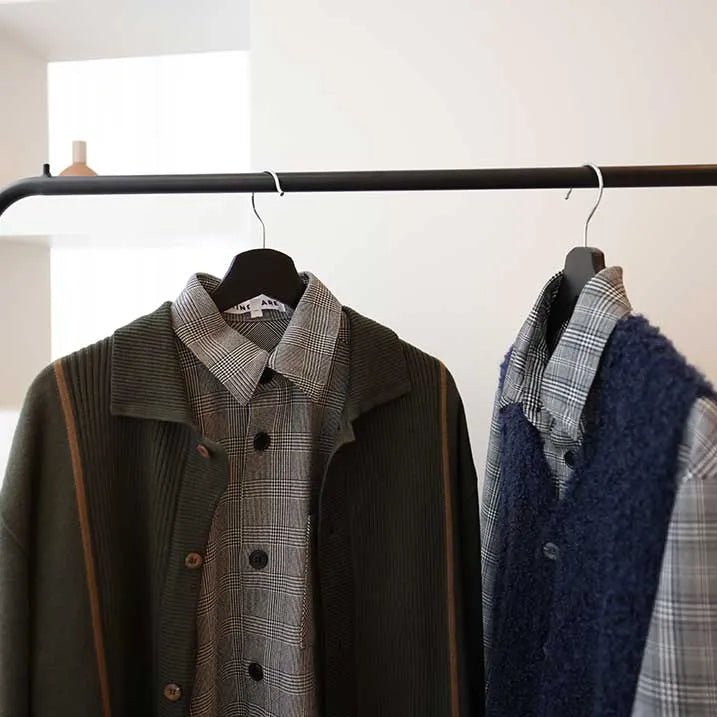 【ラクな着心地 x お手入れ楽々】グレンチェックシャツ