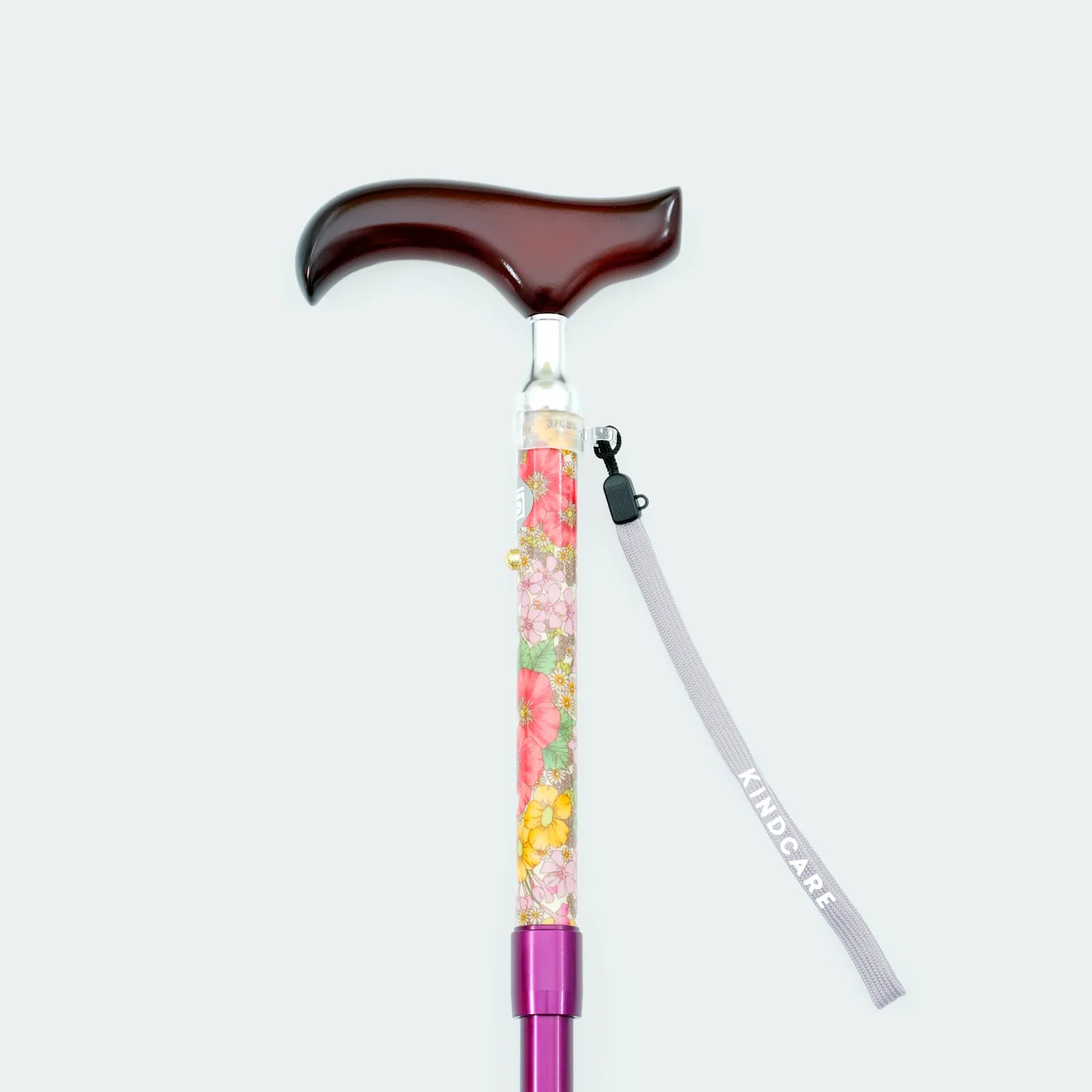 【伸縮&折りたたみ・上柄】SLTステッキ リバティプリント カラー スリムネック Gloria Flowers