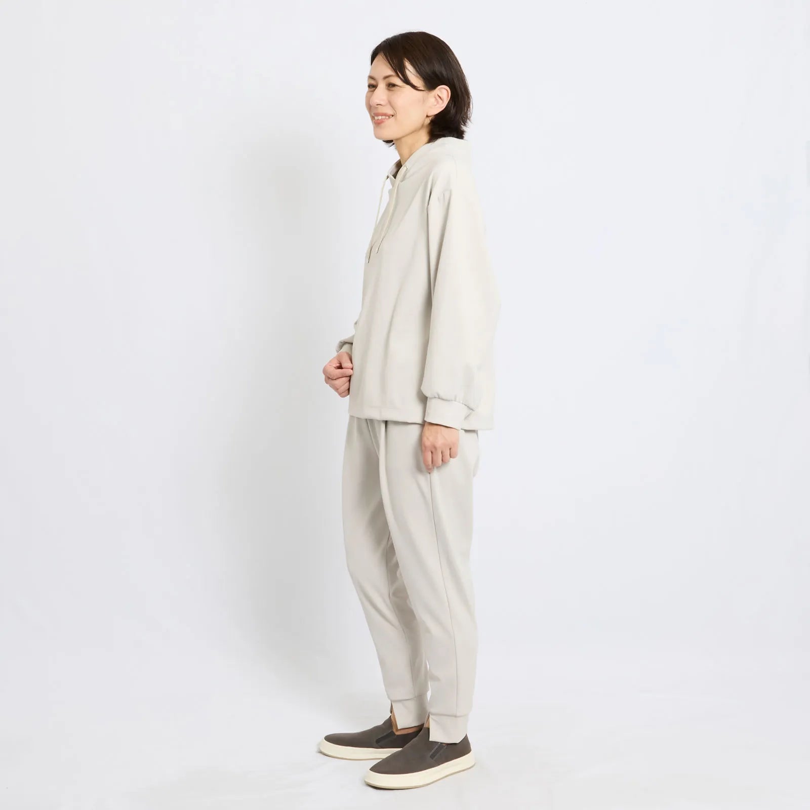 【ほどよくあたたかい】レディース裏起毛ジョガーパンツ