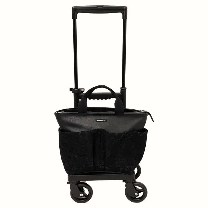 【エレガントな存在感】レースポケットトート 横押カート