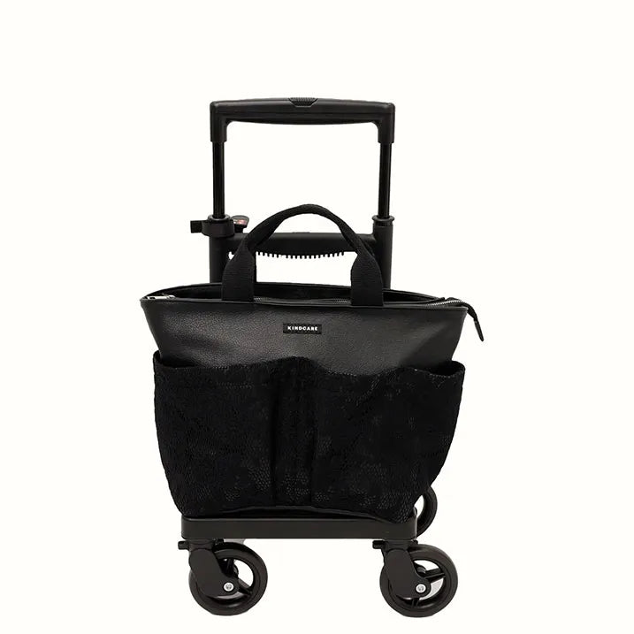 【エレガントな存在感】レースポケットトート 横押カート