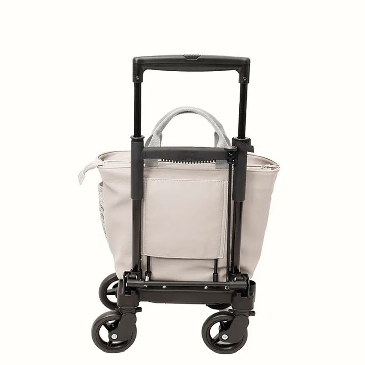 【エレガントな存在感】レースポケットトート 横押カート