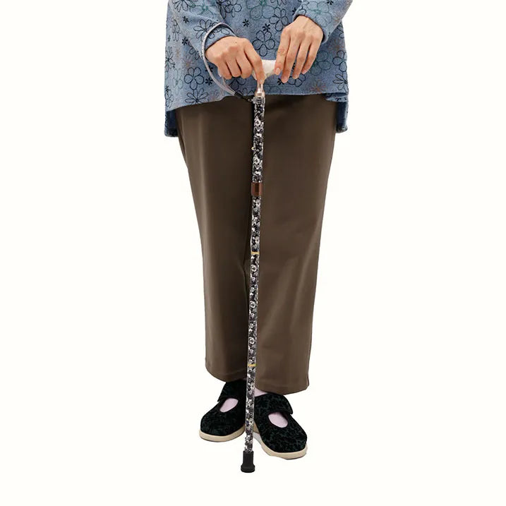 【伸縮&折りたたみ・総柄】SLTステッキ リバティプリント スリムネック Leila