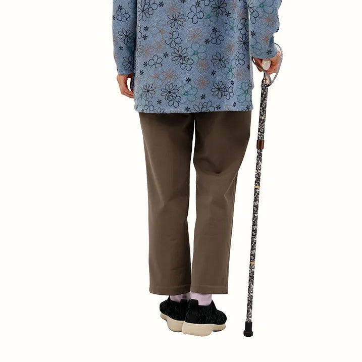 【伸縮&折りたたみ・総柄】SLTステッキ リバティプリント スリムネック Leila