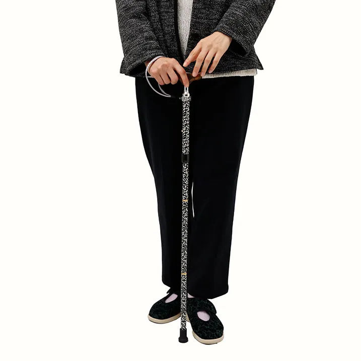 【伸縮&折りたたみ・総柄】SLTステッキ リバティプリント×カラー スリムネック Glenjade