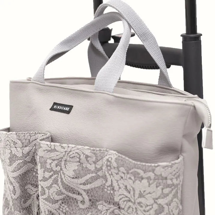 【エレガントな存在感】レースポケットトート 横押カート