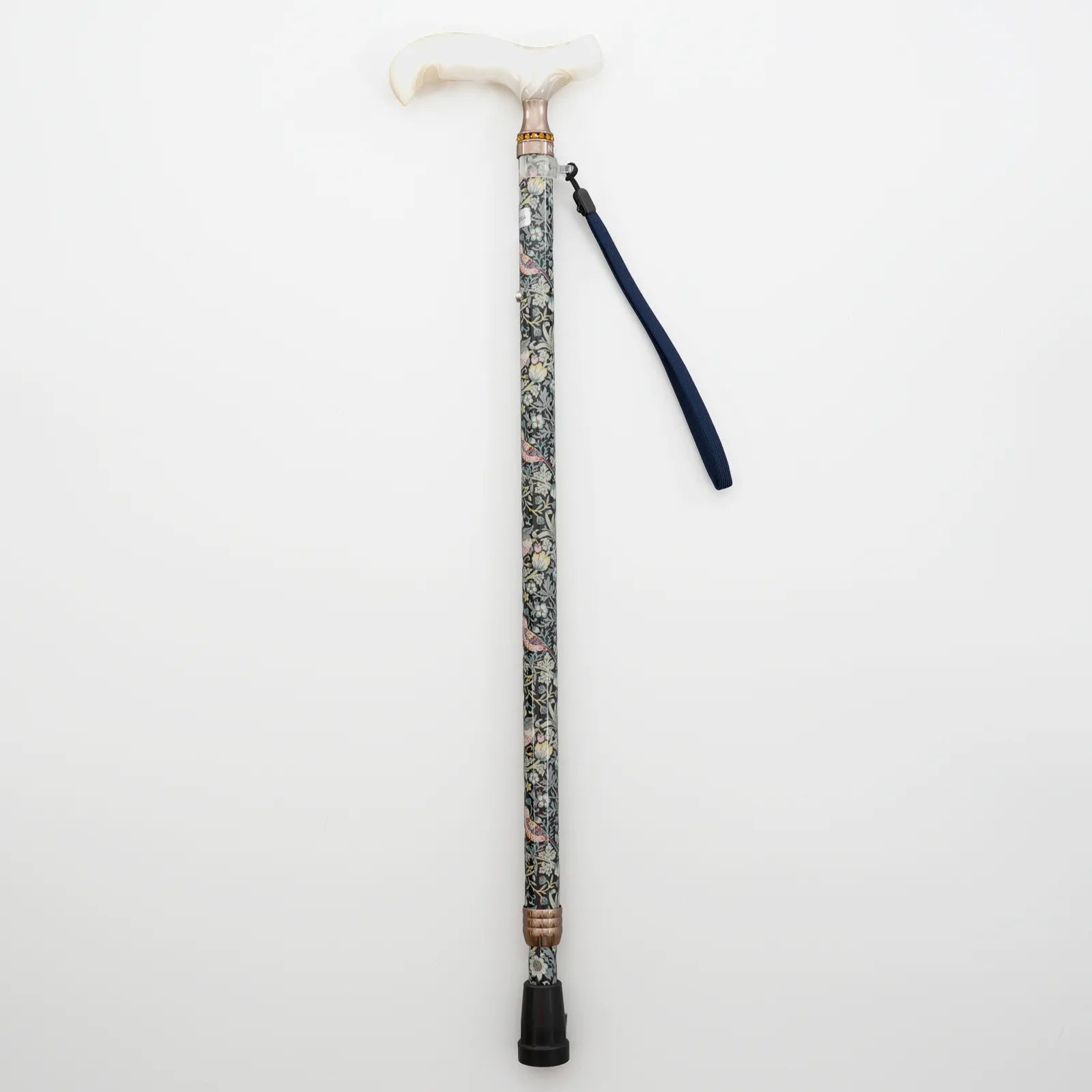 【伸縮・総柄】リバティプリント 伸縮ステッキ エレガント