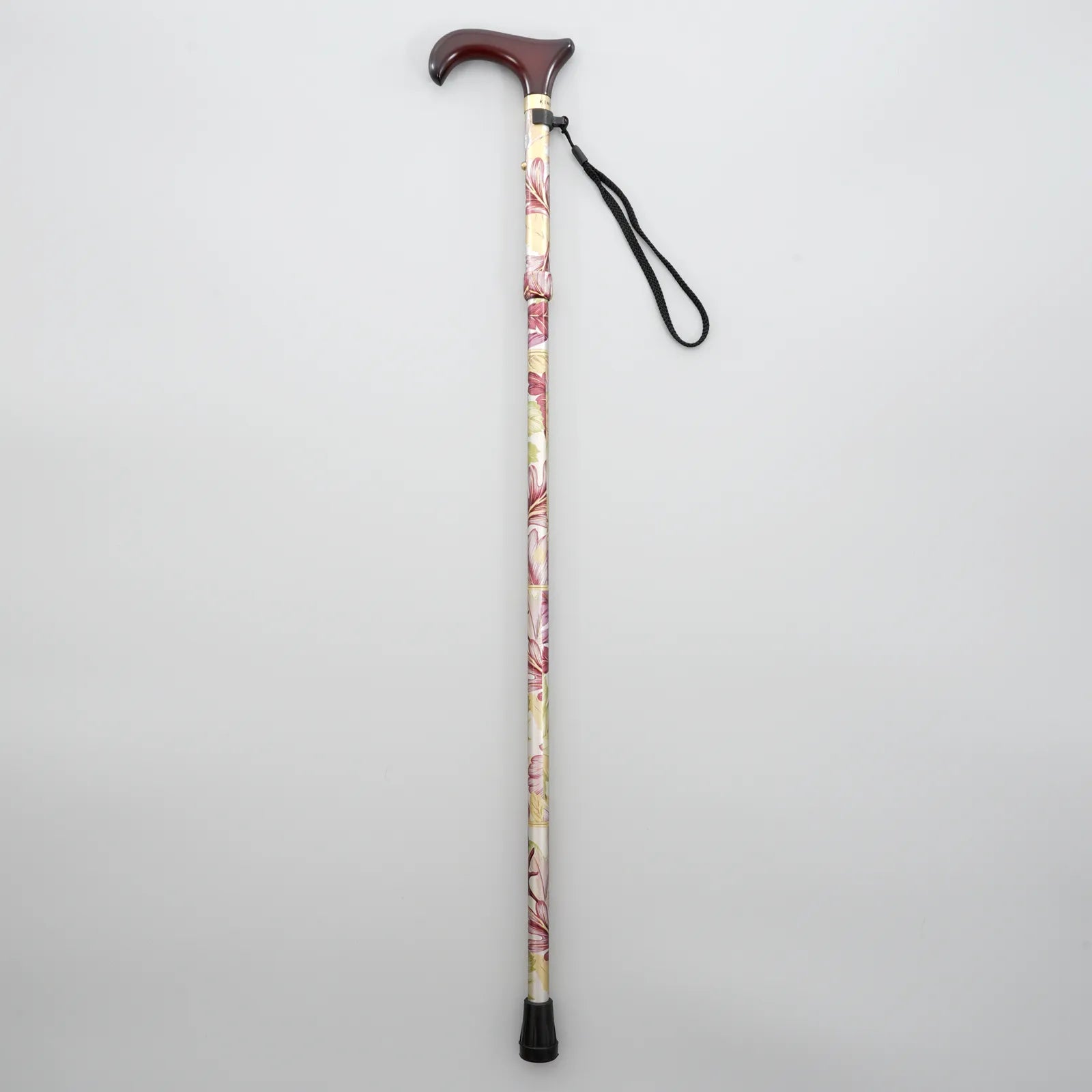 【伸縮&折りたたみ・総柄】SLTステッキ アルミ リーフ柄