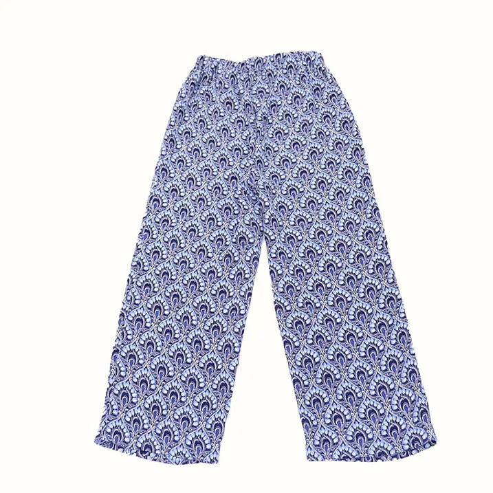 【さらりとした風合いで履き心地抜群】アールヌーヴォープリントパンツ