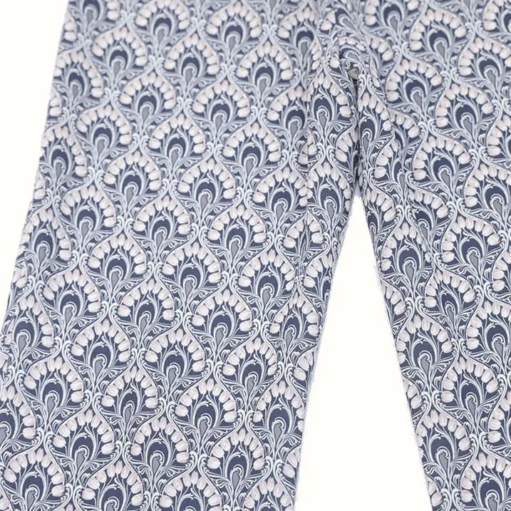 【さらりとした風合いで履き心地抜群】アールヌーヴォープリントパンツ