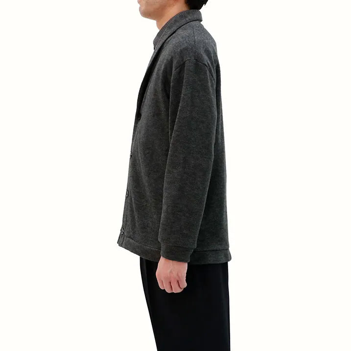 【抗菌防臭加工・洗える】ショールカラーカーディガン