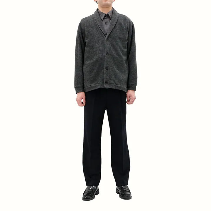【抗菌防臭加工・洗える】ショールカラーカーディガン