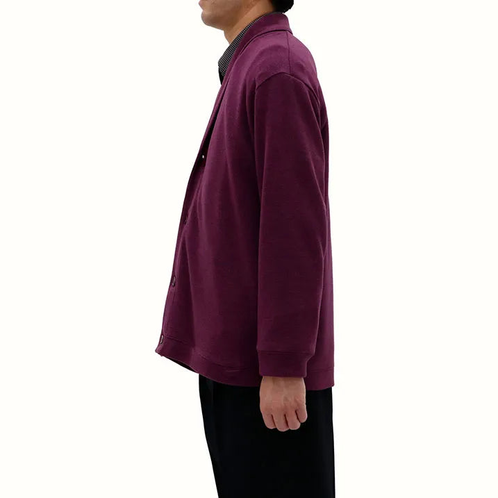 【抗菌防臭加工・洗える】ショールカラーカーディガン