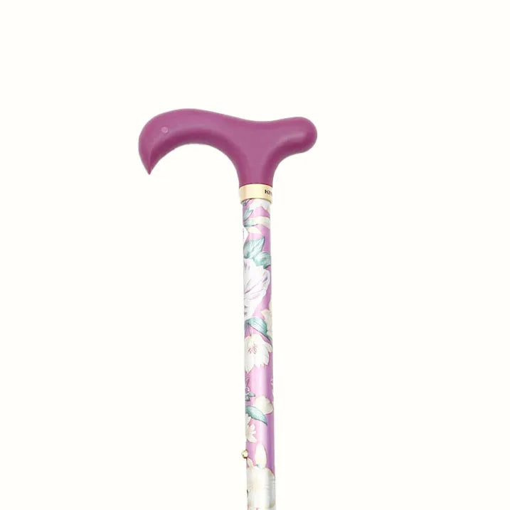 【伸縮・総柄】華やかフィットステッキ 伸縮
