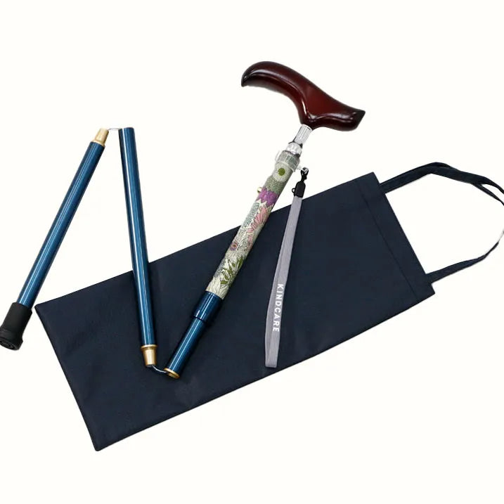 【伸縮&折りたたみ・上柄】SLTステッキ リバティプリント × カラー スリムネック Small Susanna