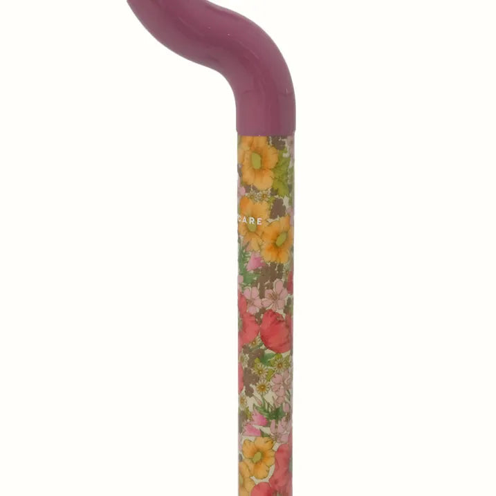 4点フラットグリップステッキ リバティプリント GloriaFlowers