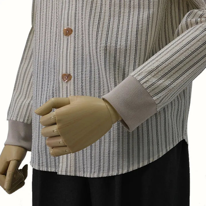 Men's soccer striped shirt that stays cool and comfortable even in summer