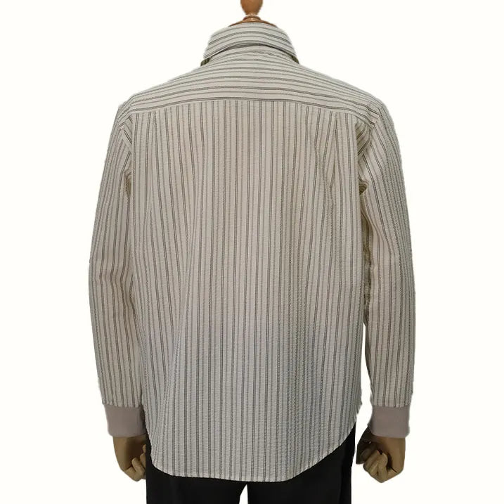 Men's soccer striped shirt that stays cool and comfortable even in summer
