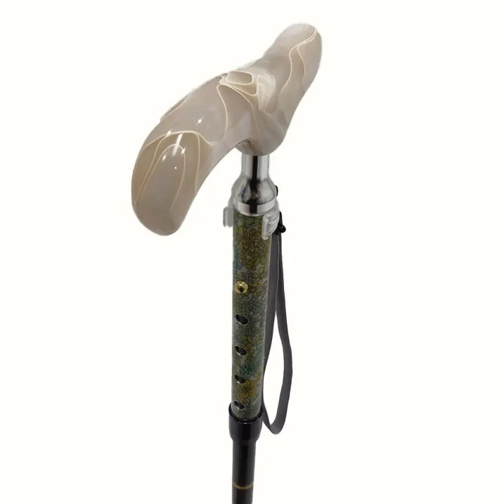 【伸縮&折りたたみ・上柄】SLT折りたたみステッキ リバティプリント Margaret Annie