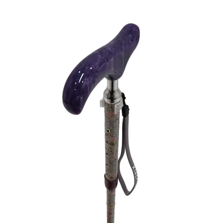 【伸縮&折りたたみ・総柄】SLT折りたたみステッキ リバティプリント Michelle