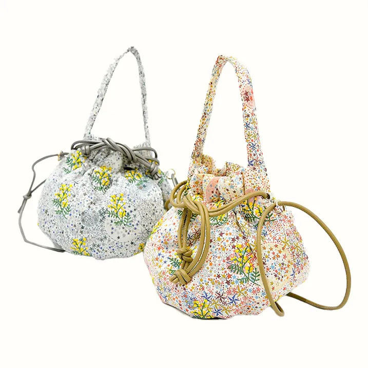 リバティプリント刺繍Bag