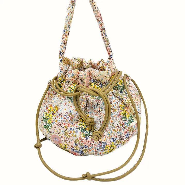 リバティプリント刺繍Bag