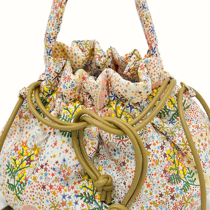 リバティプリント刺繍Bag