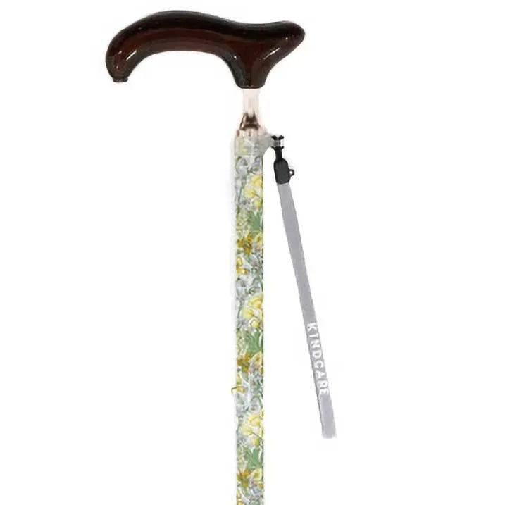 【伸縮】リバティ x カラー 伸縮カラーハンドルステッキ