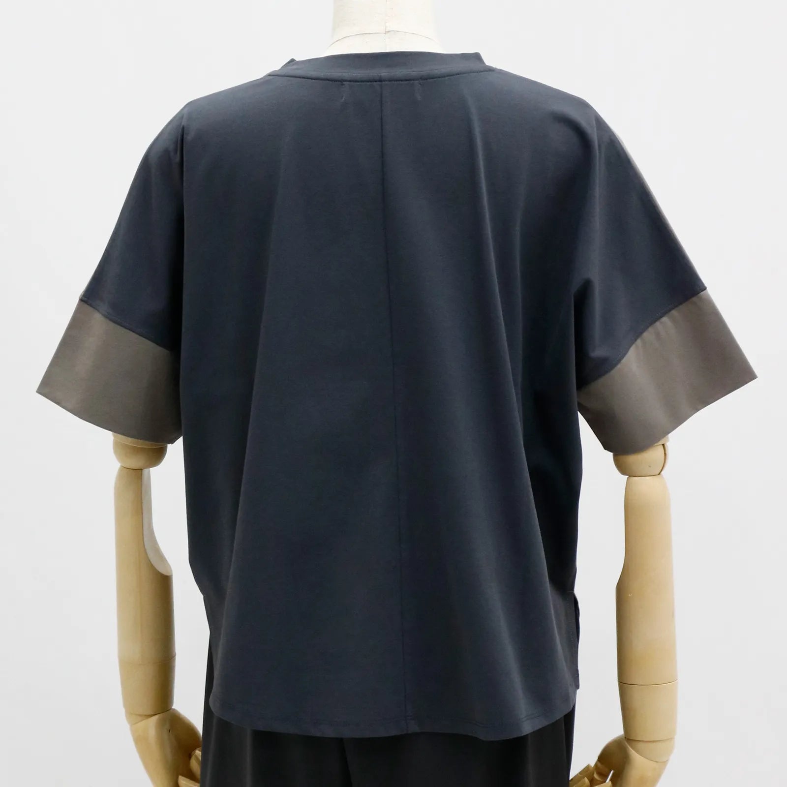 【UVカット機能・接触冷感】カラーブロッキングドルマンTシャツ