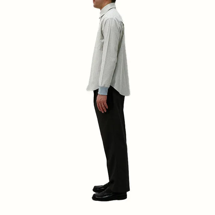 Men's soccer striped shirt that stays cool and comfortable even in summer
