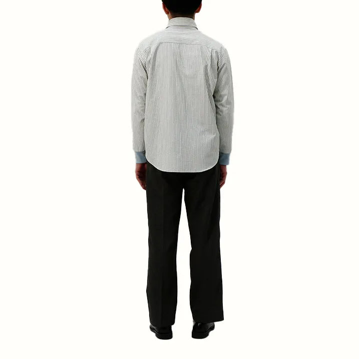 Men's soccer striped shirt that stays cool and comfortable even in summer